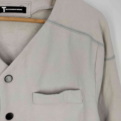 ティーバイアレキサンダーワン T by Alexander Wang ノーカラー スウェット ジャケット  メンズ